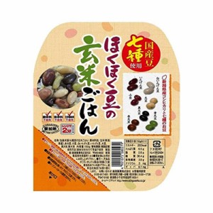 パックご飯 ほくほく豆の玄米ごはん 150g×12個×2箱 合計24食 新潟県産コシヒカリ玄米使用 レトルトご飯