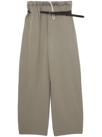 Magliano - Provincia belted track pants - men - Cotton - L - Neutrals