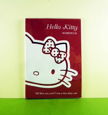【震撼精品百貨】Hello Kitty 凱蒂貓~手冊套-紅白色