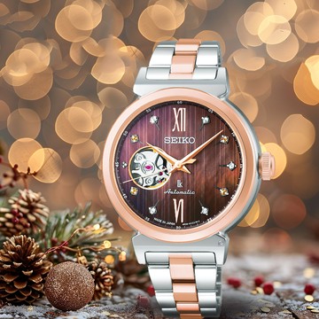 SEIKO 精工錶  LUKIA 限量 開芯鏤空 機械錶 女錶 手錶-4R38-02L0B /SSVM066J_sk043