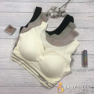 字母運動內衣 背心式內衣 立體罩杯 一體成型 透氣彈力 無鋼圈 BabyShare時尚孕婦裝【AR98040HI】