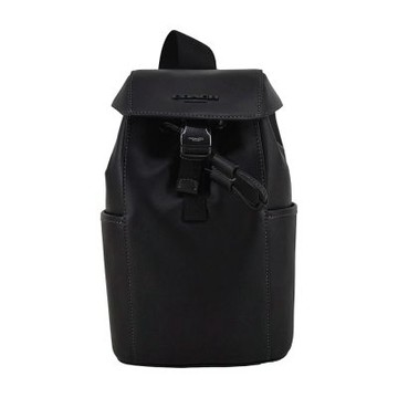 COACH Racer Pack 男士皮革斜跨包(黑色)
