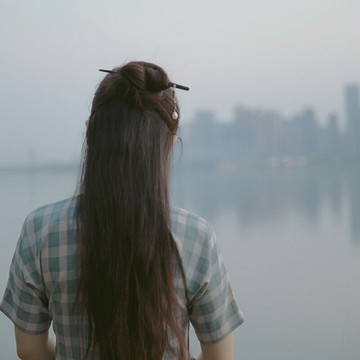 竹枝詞發簪 蘭亭別院原創設計日常盤發黑檀木竹節簪旗袍漢服發飾