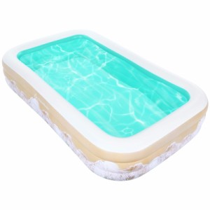 Brace Master Inflatable Swimming Pool, Blow Up x Family Kiddie Pools, Ages Full-Sized Pool for Kids, Adults, Outdo