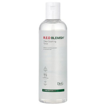 Dr. G, R.E.D Blemish®，清透舒緩爽膚水，適合敏感皮膚，10.14 液量盎司（300 毫升）