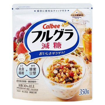 Calbee 卡樂比 Frugra 富果樂 減糖麥片  350g  1包