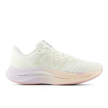 【NEW BALANCE】FuelCell Propel V4 慢跑鞋 女 運動鞋 寬楦 緩衝 白粉紫 WFCPRWV4
