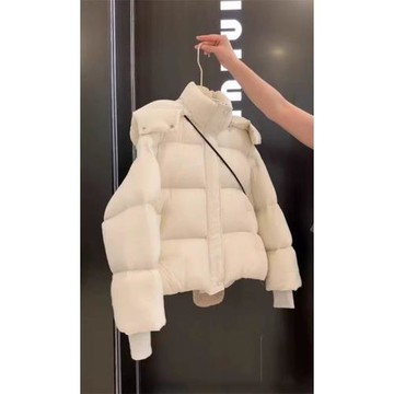 高級感棉服女冬季新款小個子設計感小眾連帽學生保暖短款棉襖外套