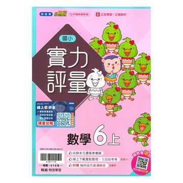 翰林國小實力評量數學6上