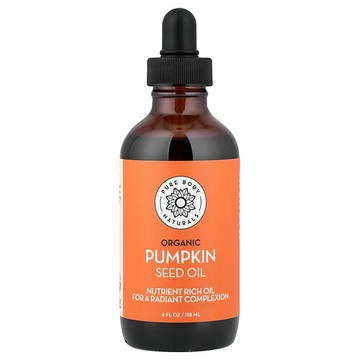 Pure Body Naturals, 有機南瓜籽油，4 液量盎司（118 毫升）