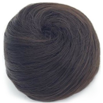 Cleorami 空姐丸子頭假髮包 S114  自然棕(假髮) 單色(U型別針)  1組