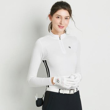 G高爾夫女裝上衣秋冬新品高爾夫服裝女士長袖T恤韓版時尚立領顯瘦