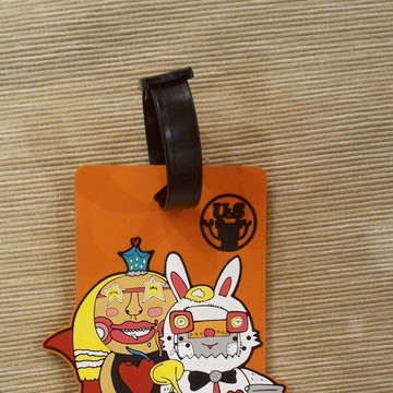 紅心皇后與兔子‧行李掛牌 吊牌  (愛麗絲夢遊仙境)