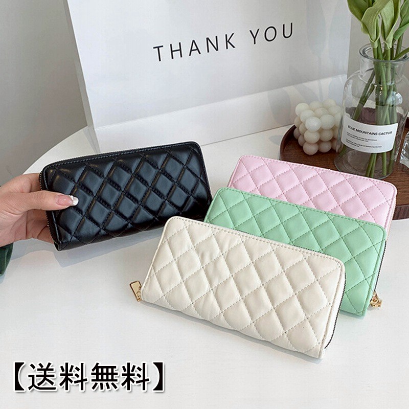 訳あり】CHANEL レザー長財布 レディース-