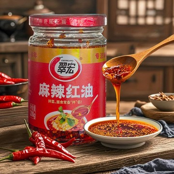 翠宏麻辣紅油200g