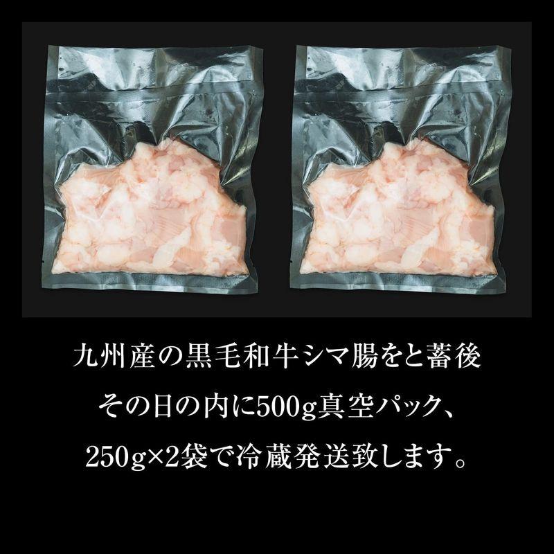 九州産黒毛和牛シマ腸 500g ホルモン