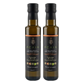 希臘 ACAIA 特級初榨冷壓橄欖油 葡萄柚佛手柑風味  250ml  2瓶