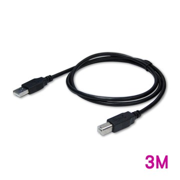 Cable | UNI STAR Cable 超強效抗干擾USB A公-B公 3公尺(H-USB-ABPP03)