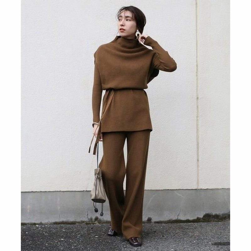 セットアップ a W レイヤードニットセットアップ リブニットベスト タートルニットトップス ニットパンツ3点セット ニットアップ 通販 Lineポイント最大0 5 Get Lineショッピング