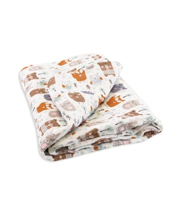 流星劃過的林間(紗布巾)80cm