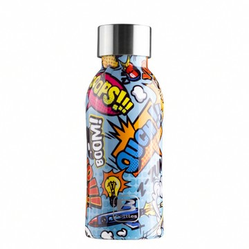 保溫瓶 Bugatti布加迪 飛躍動漫風保溫瓶 350ml BBT-CO350IS