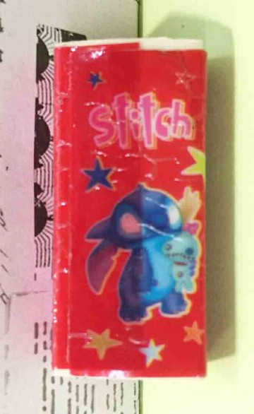 【震撼精品百貨】Stitch 星際寶貝史迪奇 橡皮擦-紅*25360 震撼日式精品百貨