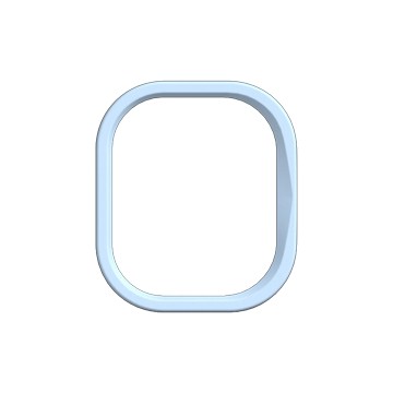 iPhone 16 手機殼鏡頭框 冰河藍