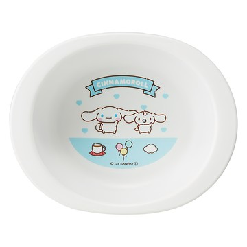 Skater 銀離子寬口塑膠碗 290ml  大耳狗 白色 + 藍色  1個