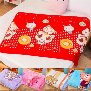 Lapin 柔軟雙層加厚雪貂絨童毯(100x135cm) 多款任選 A