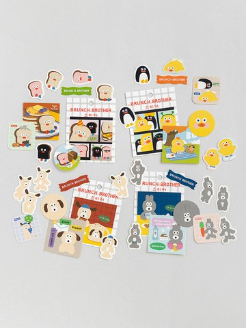 Collaboration Character Paper Sticker Pack