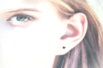 鈦穿孔耳環·1個鈦耳針=P·G·B=18G