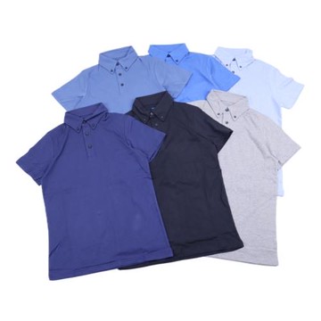 短袖翻領POLO衫男女同款夏季新款純色純棉修身情侶t恤休閑短t上衣