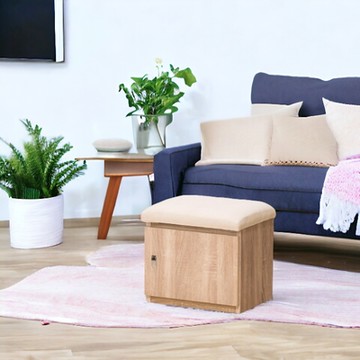 ONE生活 昇豐橡木色茶几椅 寬38公分