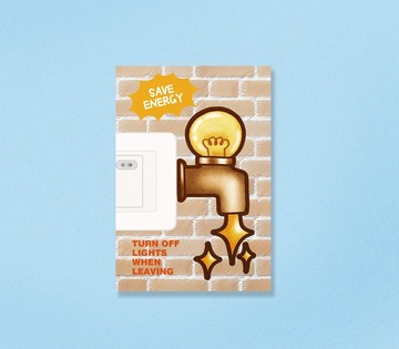 開關插座裝飾壁貼-【單售】燈龍頭款