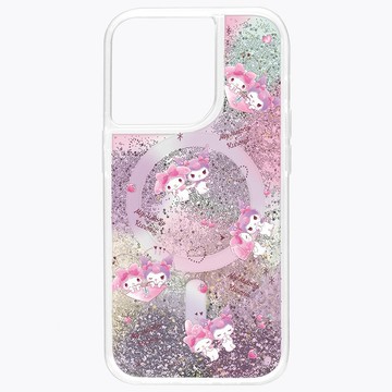 酷洛米 銀色流沙款 磁吸版 防摔殼 iPhone 16 15 14 13 Pro Max