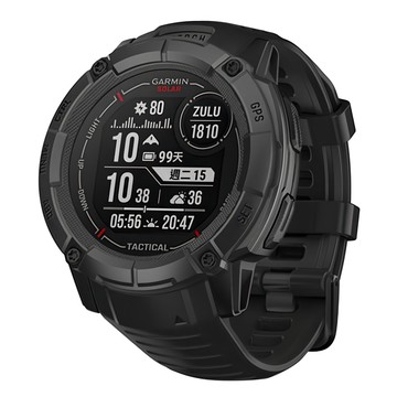 GARMIN INSTINCT 2X Solar 本我系列 太陽能GPS腕錶 軍事戰術版 50mm 1個  極致黑  GPS