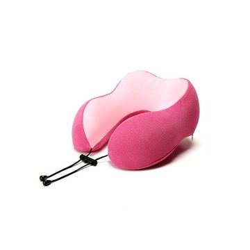 夏季新款冰絲記憶棉U型枕外出旅行護頸枕辦公室午睡趴睡枕可拆洗