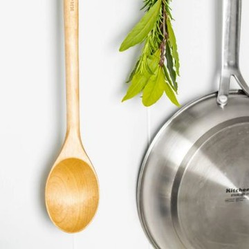 《KitchenAid》美國 樺木料理匙(32.5cm) | 湯匙 攪拌匙 攪拌杓 料理杓 煎匙