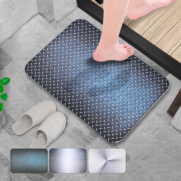 【日竹門】軟式珪藻土吸水彩印地墊 工業風Loft Style (58x38cm)