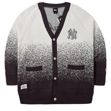 NEW ERA 男女 開襟上衣 中版ANCIENT CULTURE 紐約洋基 深灰 NE14112318