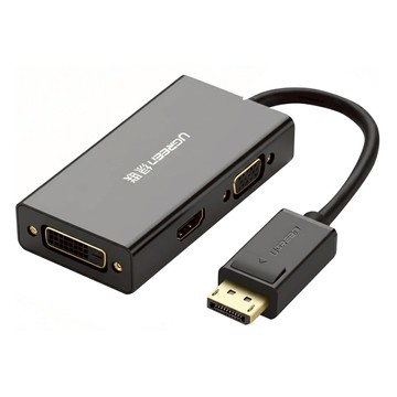 UGREEN 綠聯 DisplayPort轉HDMI/VGA/DVI轉換器 PRO版  DP110  1個