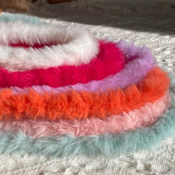 懶貓手作🌈 20mm毛條扭扭棒超粗超密兔毛絨毛線彩色手作diy玩偶小狗小紅書