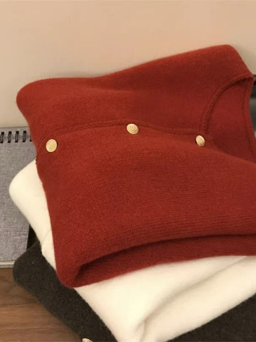 針織開衫外套女士春秋冬2025年新款減齡媽媽外搭寬松外穿毛衣上衣鑫弘-素時衣櫥