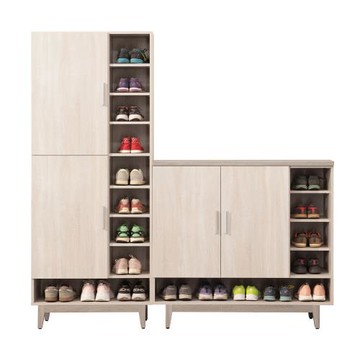 【唯熙傢俱】海瑟薇雙色6.7尺鞋櫃