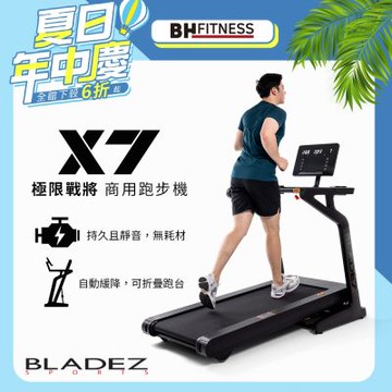 【BLADEZ】X7 極限戰將商用跑步機(高規格商用跑步機)