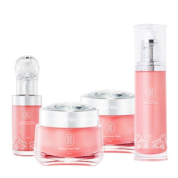 【星采保養品】肌蜜透亮水光組〈菁粹60ml*1+精華液30ml*1+水凝霜50ml*2〉