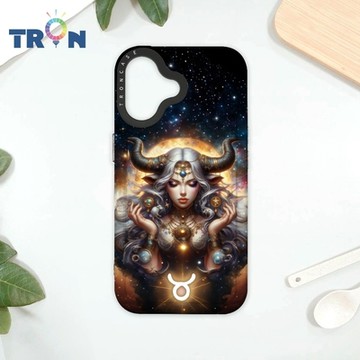 TRON IPhone 16 金牛座 防摔太空殼 透黑款 軟硬殼 手機殼