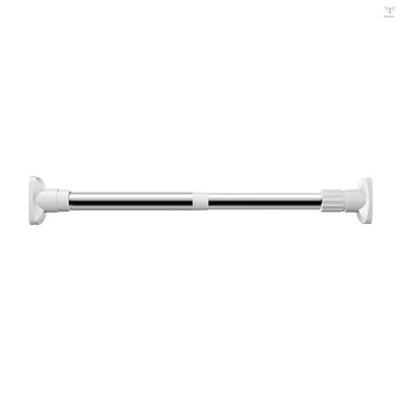 無鑽孔張力窗簾桿 20 至 32 英寸可擴展窗簾桿不生鏽浴室壁櫥掛桿適用於窗戶或淋浴浴室