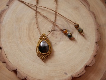 N49/SS24~極光23 l 南美蠟線 l 手工編織 l 項鍊