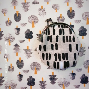 手作森林 品牌原寸紙型 - 斜口金包 斜口 口金 口金包 零錢包